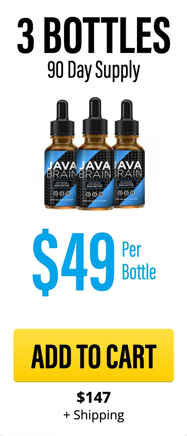 Java Brain coffee Buy 3 Bottles